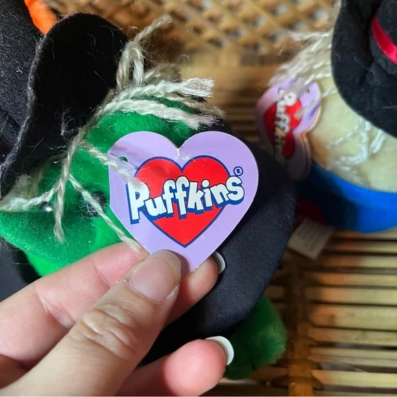 Swibco Puffkins Collection - Halloween theme plush stuffed animal bundle - Picture 8 of 10